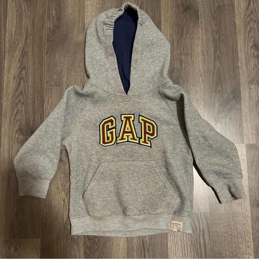 GAP Gray Kids Hoodie fuzzy fleece size 2T